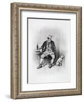 Bill Sikes and his dog, c1894-Frederick Barnard-Framed Giclee Print