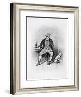 Bill Sikes and his dog, c1894-Frederick Barnard-Framed Giclee Print