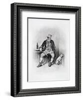 Bill Sikes and his dog, c1894-Frederick Barnard-Framed Giclee Print