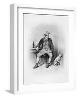 Bill Sikes and his dog, c1894-Frederick Barnard-Framed Giclee Print