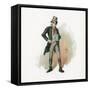 Bill Sikes, Illustration from 'Character Sketches from Charles Dickens', C.1890 (Colour Litho)-Joseph Clayton Clarke-Framed Stretched Canvas