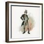 Bill Sikes, Illustration from 'Character Sketches from Charles Dickens', C.1890 (Colour Litho)-Joseph Clayton Clarke-Framed Giclee Print