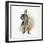 Bill Sikes, Illustration from 'Character Sketches from Charles Dickens', C.1890 (Colour Litho)-Joseph Clayton Clarke-Framed Giclee Print