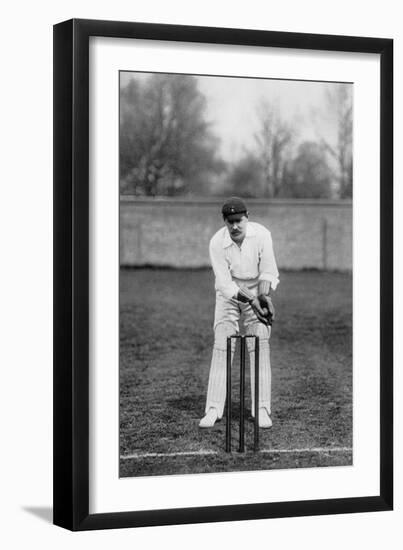 Bill Storer, Derbyshire and England Cricketer, C1899-WA Rouch-Framed Photographic Print