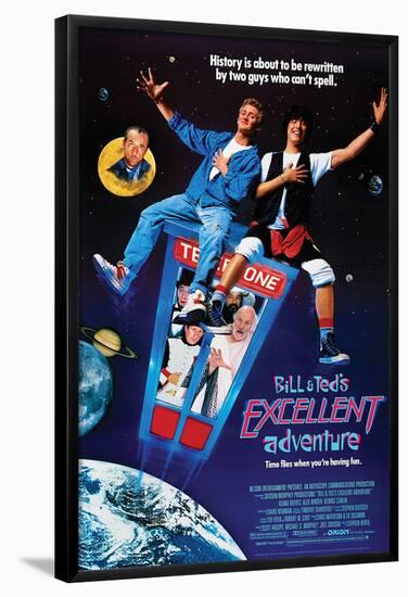 Bill & Ted's Excellent Adventure - Key Art-null-Framed Standard Poster