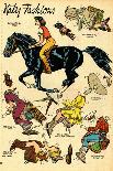 Archie Comics Retro: Katy Keene Cowgirl Pin-Up with K.O. Kelly (Aged)-Bill Woggon-Art Print