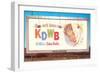 Billboard, Ad for Radio Station, Retro-null-Framed Art Print