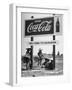 Billboard Advertising Coca Cola at Outskirts of Bangkok with Welcoming Sign "Welcome to Bangkok"-Dmitri Kessel-Framed Premium Photographic Print