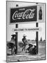 Billboard Advertising Coca Cola at Outskirts of Bangkok with Welcoming Sign "Welcome to Bangkok"-Dmitri Kessel-Mounted Premium Photographic Print