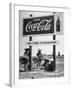 Billboard Advertising Coca Cola at Outskirts of Bangkok with Welcoming Sign "Welcome to Bangkok"-Dmitri Kessel-Framed Photographic Print