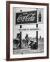 Billboard Advertising Coca Cola at Outskirts of Bangkok with Welcoming Sign "Welcome to Bangkok"-Dmitri Kessel-Framed Photographic Print