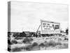 Billboard Camp, 1938-Dorothea Lange-Stretched Canvas