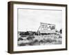 Billboard Camp, 1938-Dorothea Lange-Framed Giclee Print