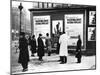 Billboard Dispaying Rassemblement Nationale Populaire Posters, German-Occupied Paris, February 1941-null-Mounted Giclee Print