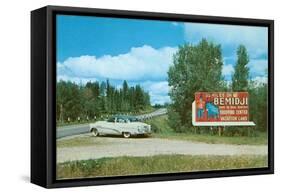 Billboard for Bemidji, Minnesota-null-Framed Stretched Canvas