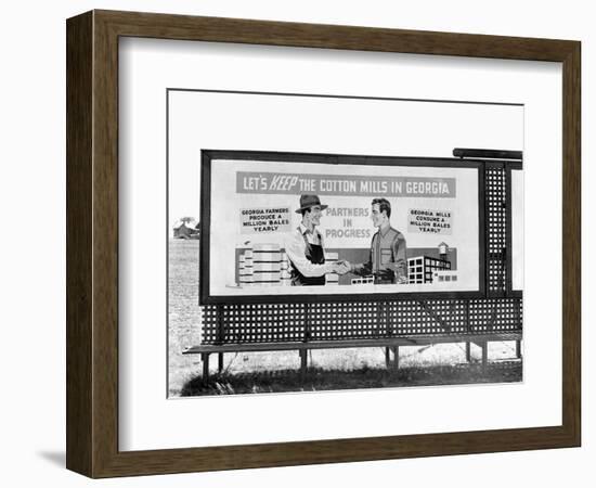 Billboard in Georgia-Marion Post Wolcott-Framed Photographic Print