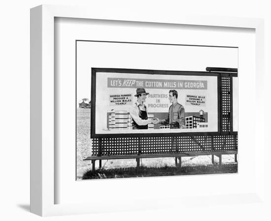 Billboard in Georgia-Marion Post Wolcott-Framed Photographic Print