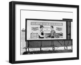 Billboard in Georgia-Marion Post Wolcott-Framed Photographic Print