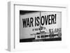 Billboard in times Square, War is Over!-null-Framed Photographic Print