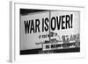 Billboard in times Square, War is Over!-null-Framed Photographic Print