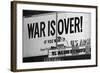 Billboard in times Square, War is Over!-null-Framed Photographic Print