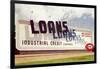 Billboard, Loans, Loans, Loans-null-Framed Art Print