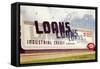 Billboard, Loans, Loans, Loans-null-Framed Stretched Canvas