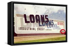 Billboard, Loans, Loans, Loans-null-Framed Stretched Canvas