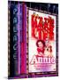 Billboard of Annie The Musical at the Palace Theatre on Broadway and Times Square at Night-Philippe Hugonnard-Mounted Photographic Print