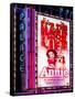 Billboard of Annie The Musical at the Palace Theatre on Broadway and Times Square at Night-Philippe Hugonnard-Framed Stretched Canvas