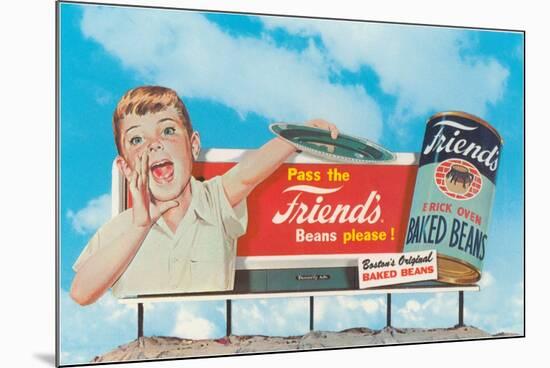 Billboard of Shouting Boy-null-Mounted Premium Giclee Print