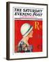 "Billboard Painters," Saturday Evening Post Cover, July 9, 1932-Penrhyn Stanlaws-Framed Giclee Print