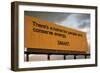 Billboard Reads 'There's a Name for People Who Conserve Energy 'SMART,'' 1973-null-Framed Photo