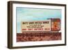 Billboard, White Sands Missile Range, New Mexico-null-Framed Art Print