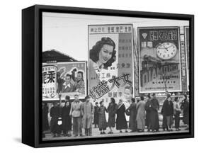 Billboards Advertising Excursions-Jack Birns-Framed Stretched Canvas