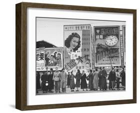 Billboards Advertising Excursions-Jack Birns-Framed Photographic Print