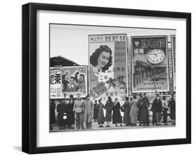 Billboards Advertising Excursions-Jack Birns-Framed Photographic Print