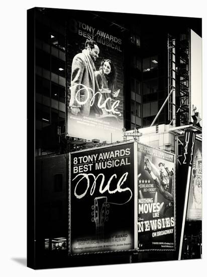 Billboards Best Musicals on Broadway and Times Square at Night - Manhattan - New York-Philippe Hugonnard-Stretched Canvas