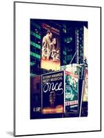 Billboards Best Musicals on Broadway and Times Square at Night - Manhattan - New York-Philippe Hugonnard-Mounted Art Print