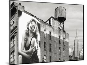 Billboards in Manhattan Number 1-Julian Lauren-Mounted Giclee Print