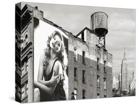 Billboards in Manhattan Number 1-Julian Lauren-Stretched Canvas