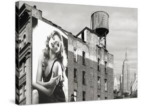 Billboards in Manhattan Number 1-Julian Lauren-Stretched Canvas