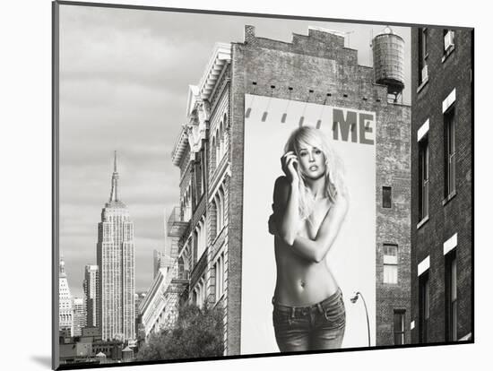Billboards in Manhattan Number 2-Julian Lauren-Mounted Giclee Print
