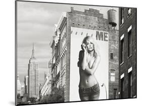 Billboards in Manhattan Number 2-Julian Lauren-Mounted Giclee Print