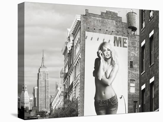 Billboards in Manhattan Number 2-Julian Lauren-Stretched Canvas