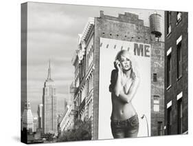 Billboards in Manhattan Number 2-Julian Lauren-Stretched Canvas