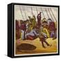 Billee Fainted on Board the Mary Jane-Ernest Henry Griset-Framed Stretched Canvas