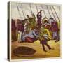 Billee Fainted on Board the Mary Jane-Ernest Henry Griset-Stretched Canvas