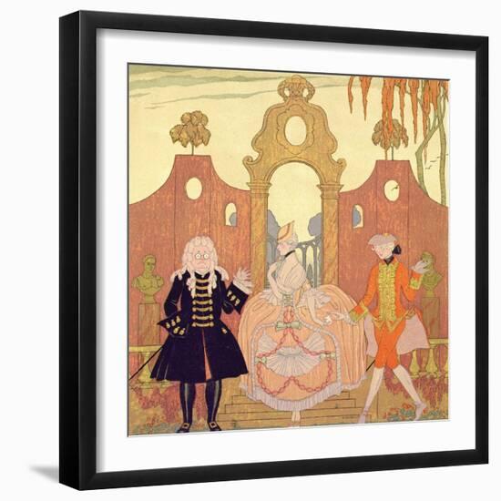 Billet Doux-Georges Barbier-Framed Giclee Print