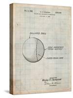 Billiard Ball Patent-Cole Borders-Stretched Canvas